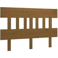 vidaXL Tête de lit marron miel 203,5x3x81 cm Pin massif
