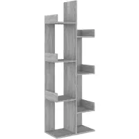 vidaXL Bibliothèque 48x25,5x140 cm Sonoma gris Bois d'ingénierie