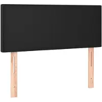 vidaXL Tête de lit noir 80x5x78/88 cm similicuir