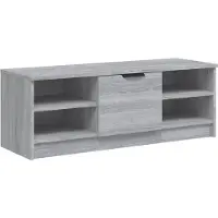 vidaXL Armoire TV Gris Sonoma 102x35,5x36,5 cm Bois composite