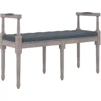 vidaXL Banc Gris foncé 110x40x70 cm Velours