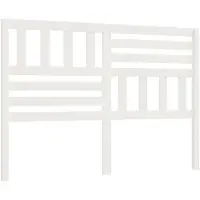 vidaXL Tête de lit blanc 146x4x100 cm pin massif