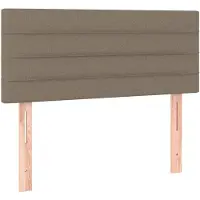vidaXL Tête de lit taupe 90x5x78/88 cm Tissu