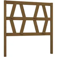 vidaXL Tête de lit marron miel 81x4x100 cm Pin massif
