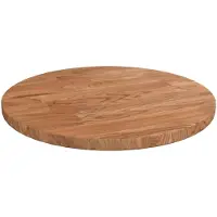 vidaXL Dessus de table rond Marron clair Ø30x1,5 cm Bois chêne traité