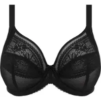 Elomi KENDRA UW PLUNGE BRA Dames Beha - Black - Maat 90F, Noir, (Une unité par pack, 90 F)