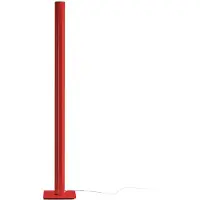 Artemide Lampadaire , dimmable, Rouge, Bureau / espaces de travail, Métal, Design