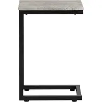 SoBuy FBT44-HG Table d'appoint - Support métal - 30x60x40 cm -Gris