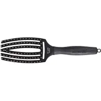 Olivia Garden , Finger Brush Combo Medium, brosse à cheveux en poils de sanglier naturels, taille M, 1 pièce