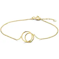 Marie-Celeste Celeste Armbandrunden 0,8 mm 16,5 - 18,5 cm - Gold, (18.50 cm, Or jaune 14 carats)