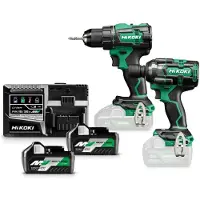 HiKOKI Kit 36/18V Kc18De Wjz (Ds18De + Wr18Dh) Multivolt 2X5.0Ah Hitsystem