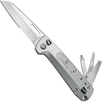 Leatherman Multitool Free K2 Silber (8x)