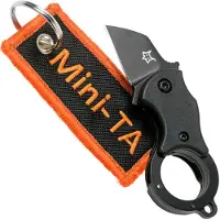 FOX Mini-TA FX-536B Black, couteau de poche porte-clés