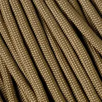Paracord 550 type III, couleur : Coyote Brown, 100ft (30,48 m)