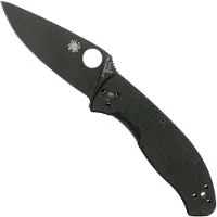 Spyderco Couteau pliant Tenacious, noir
