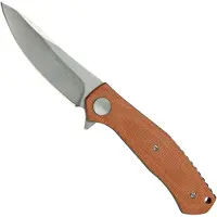 Kershaw Couteau pliant Concierge D2 MIcarta, brun