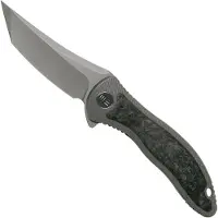 We Knife Couteau pliant Mini Synergy Tanto, shredded carbon fiber