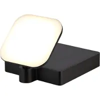 LumenXL Lampe solaire d'extérieur moderne noire - Helena