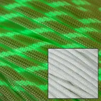 Knivesandtools 550 paracord type III, couleur : white w/ glow in the dark, 100 ft (30,48 m)