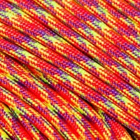 Knivesandtools 550 Paracord type III, Couleur : Phoenix Sunrise, 100ft (30,48 m)