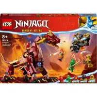LEGO Heatwave et son dragon de lave transformable - NINJAGO 71793