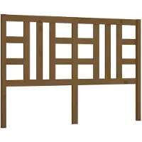 vidaXL Tête de lit marron miel 166x4x100 cm Pin massif