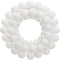 vidaXL Couronne de Noël blanc 45 cm polystyrène