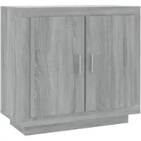 vidaXL Sideboard Gris Sonoma 80x40x75 cm Bois composite