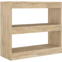 vidaXL Bibliothèque/Séparateur de pièce chêne sonoma 80x30x72 cm