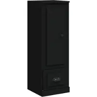 vidaXL Highboard noir 36x35,5x103,5 cm Bois composite