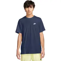 Nike T-Shirt 'Club' bleu marine / blanc