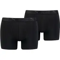 Puma Boxer En Microfibre Homme (Lot De 2), Vêtements, Noir, 2