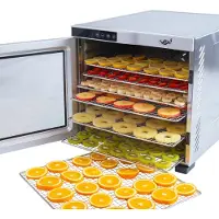Vita5 Déshydrateur d'aliments - Vita5 Nobel PRO 10 - Acier inoxydable - Minuterie 24 heures - Panneau de contrôle LED - 10 couches