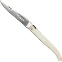 Laguiole En Aubrac Le Perlé 12 cm L0512OS6J3 Full Handle os blanc