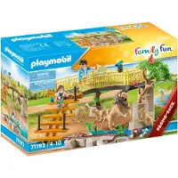 Playmobil Family Fun 71192 Lions dans un enclos extérieur
