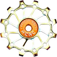 Kcnc Ultra Sr X-sync Jockey Wheel Argenté 12t