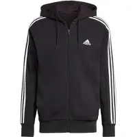 Adidas Sweatshirt à capuche zippé molleton Essentials 3-Stripes