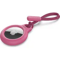 Belkin - Secure Holder avec dragonne pour tracker Bluetooth - rose - pour Apple AirTag