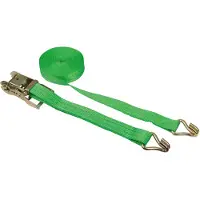 Kerbl Sangle d'arrimage Kerbl avec cliquet et crochet pointu, 2 pièces, 6 m