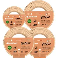 Cellfast Tuyau D'arrosage Grow 15m Flexible, Résistant, Idéal Jardin Quotidien -