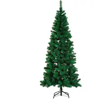 Aosom HOMdotCOM Kunstkerstboom metalen voet