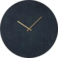Ptmd Horloge Emmett - 51x2x51 cm - Fer - Noir