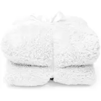 Unique living Plaid Unique Living Teddy Off White 150x200-150 x 200 cm