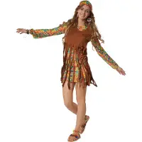 TecTake dressforfun - Rebel Hippie Squaw L - déguisement costume halloween déguisement soirée carnaval déguisement soirée carnaval déguisement soirée - 302625