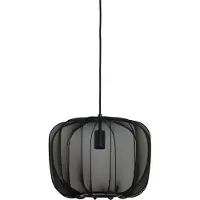 Light & Living - suspension - Plumeria - noir - textile - Ø 40cm - E27 - 2963312