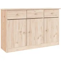 vidaXL Sideboard ALTA 112x35x73 cm Pin massif