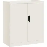vidaXL Classeur blanc 79x40x90 cm acier