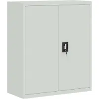vidaXL Classeur gris clair 90x40x105 cm acier