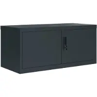 vidaXL Classeur anthracite 90x40x40 cm acier