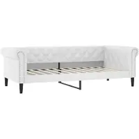 vidaXL Lit de jour blanc 80x200 cm simili-cuir